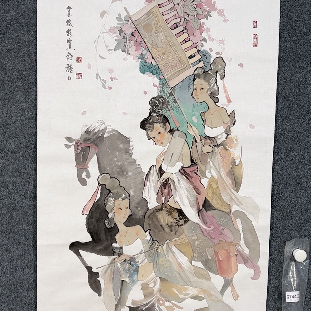 国画g****5（g74452）仕女图 书画
