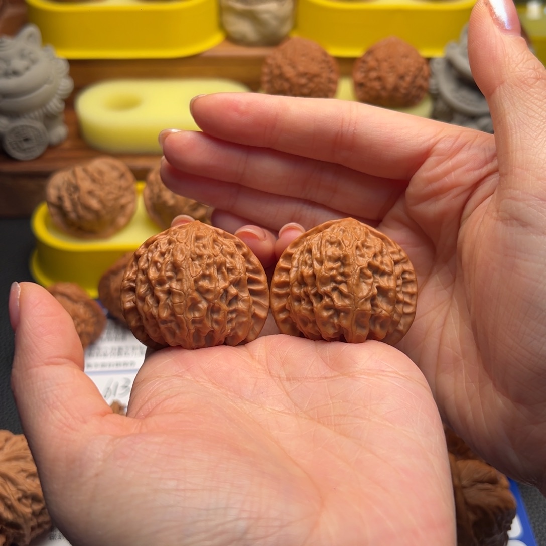 吊坠文玩核桃02微修金牛41尺