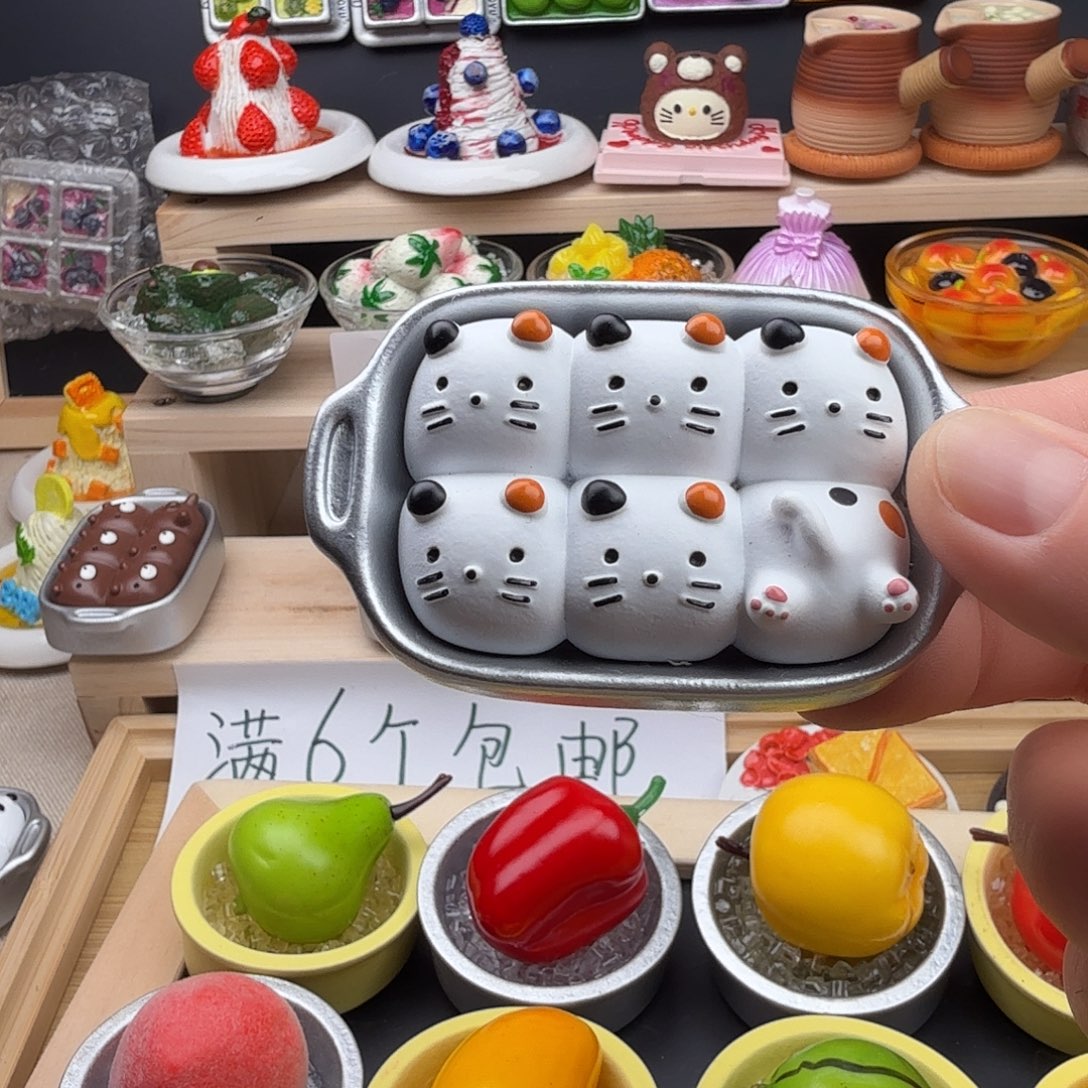 合成树脂食玩冰箱贴 凭开箱视频售后