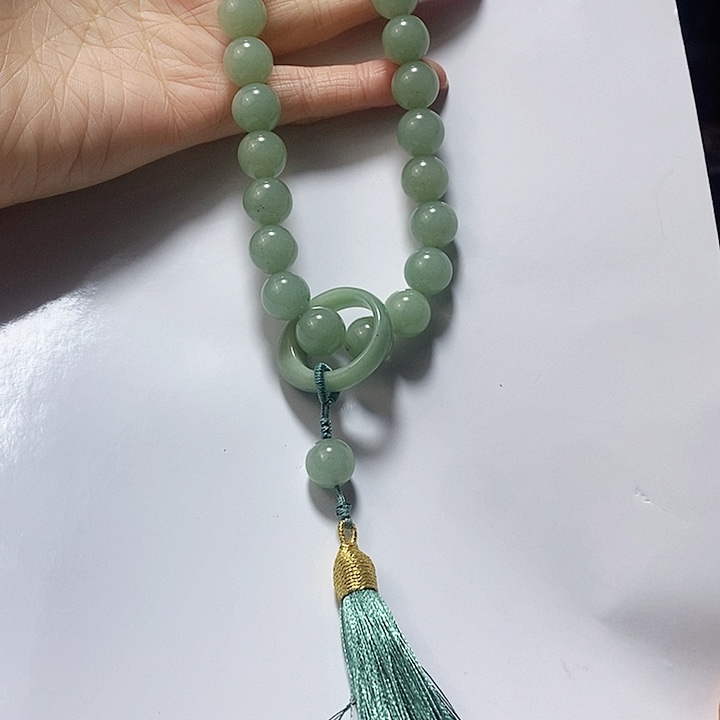 密玉（石英质玉）手链未镶嵌