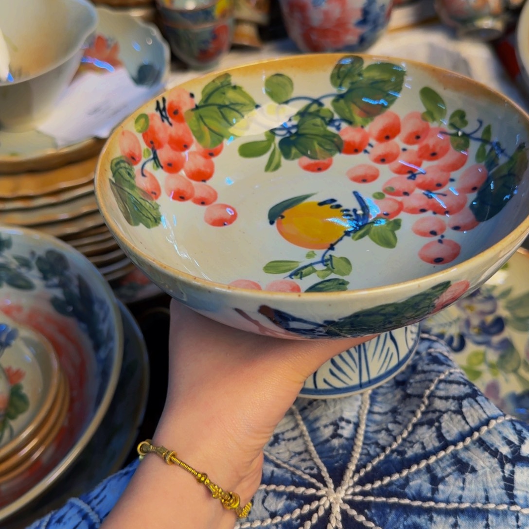 瓷片景德镇陶瓷手工手绘