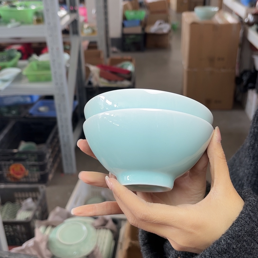 龙泉云间青瓷小米茶器