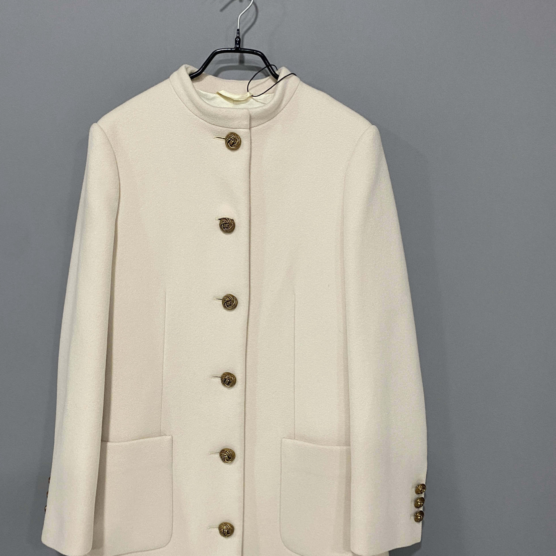 99新 GUCCI/古驰 金扣毛呢大衣 GUCCI /古驰/38码/70627
