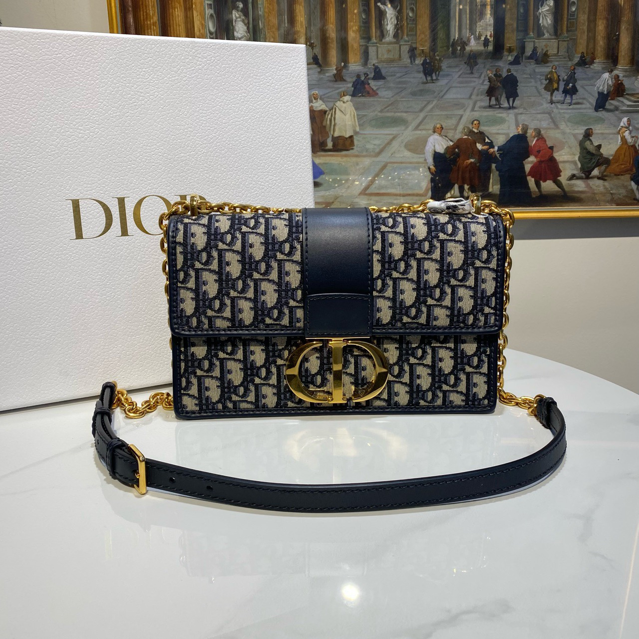 95新 DIOR/迪奥 御古屋/86914/迪奥 蒙田30新款 链条中号 