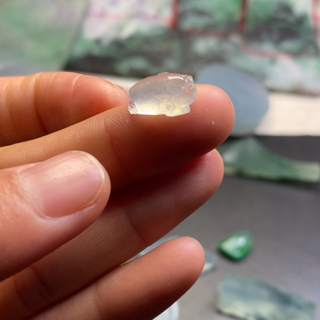 定制翡翠未镶嵌天然缅甸翡翠A货