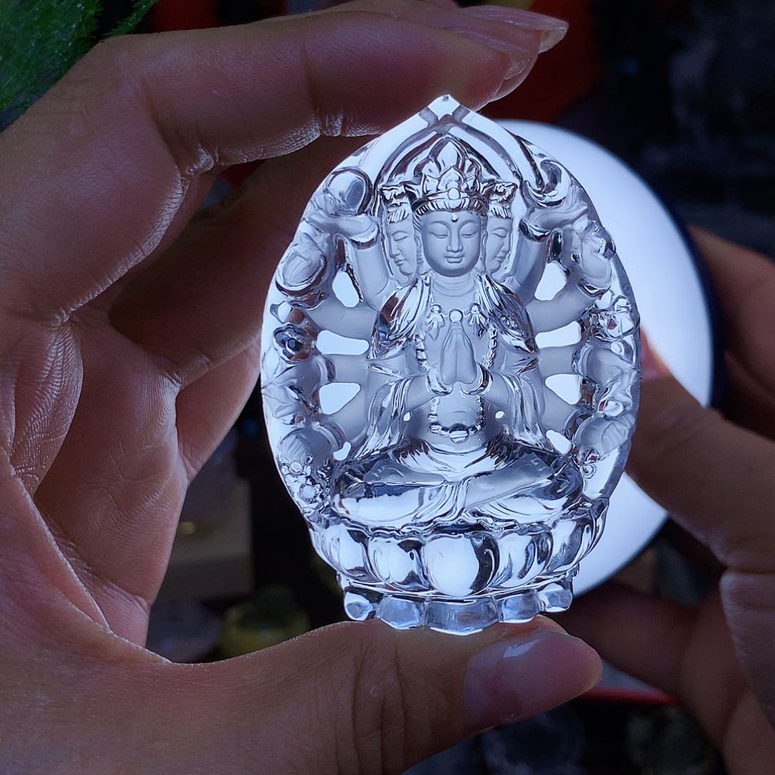 水晶颈饰未镶嵌૧****૭，