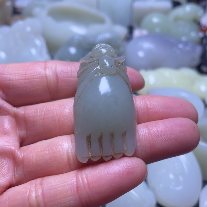 和田玉吊坠(不含链)未镶嵌