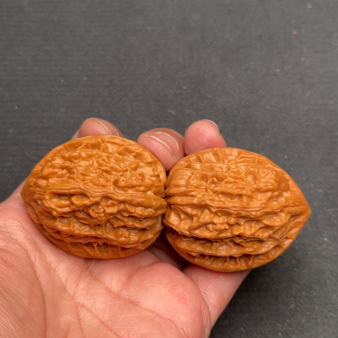 桃核把件38×38×45精修打底老款鸡心XM3267