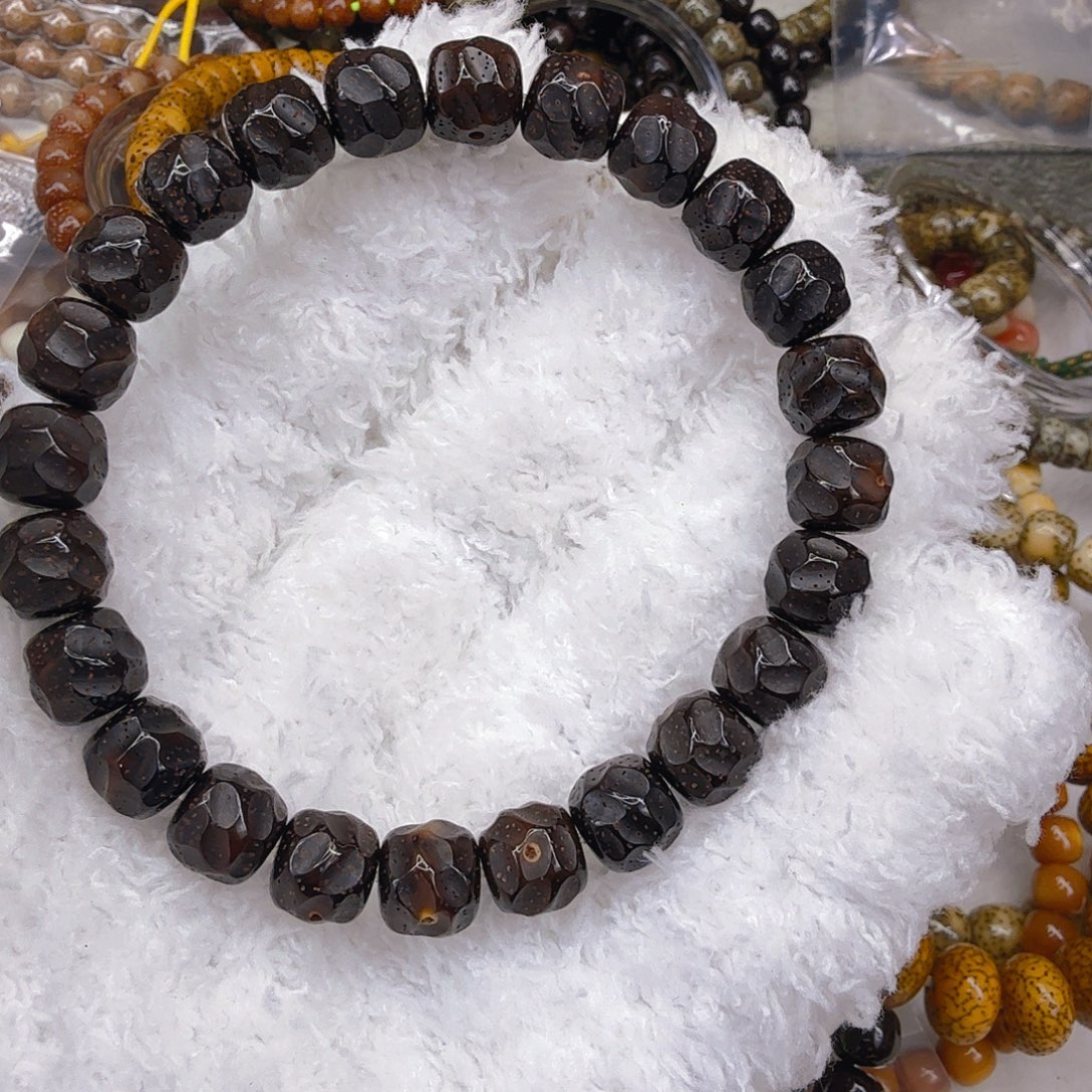 手串星月菩提15黑金星月菩提单圈无相10