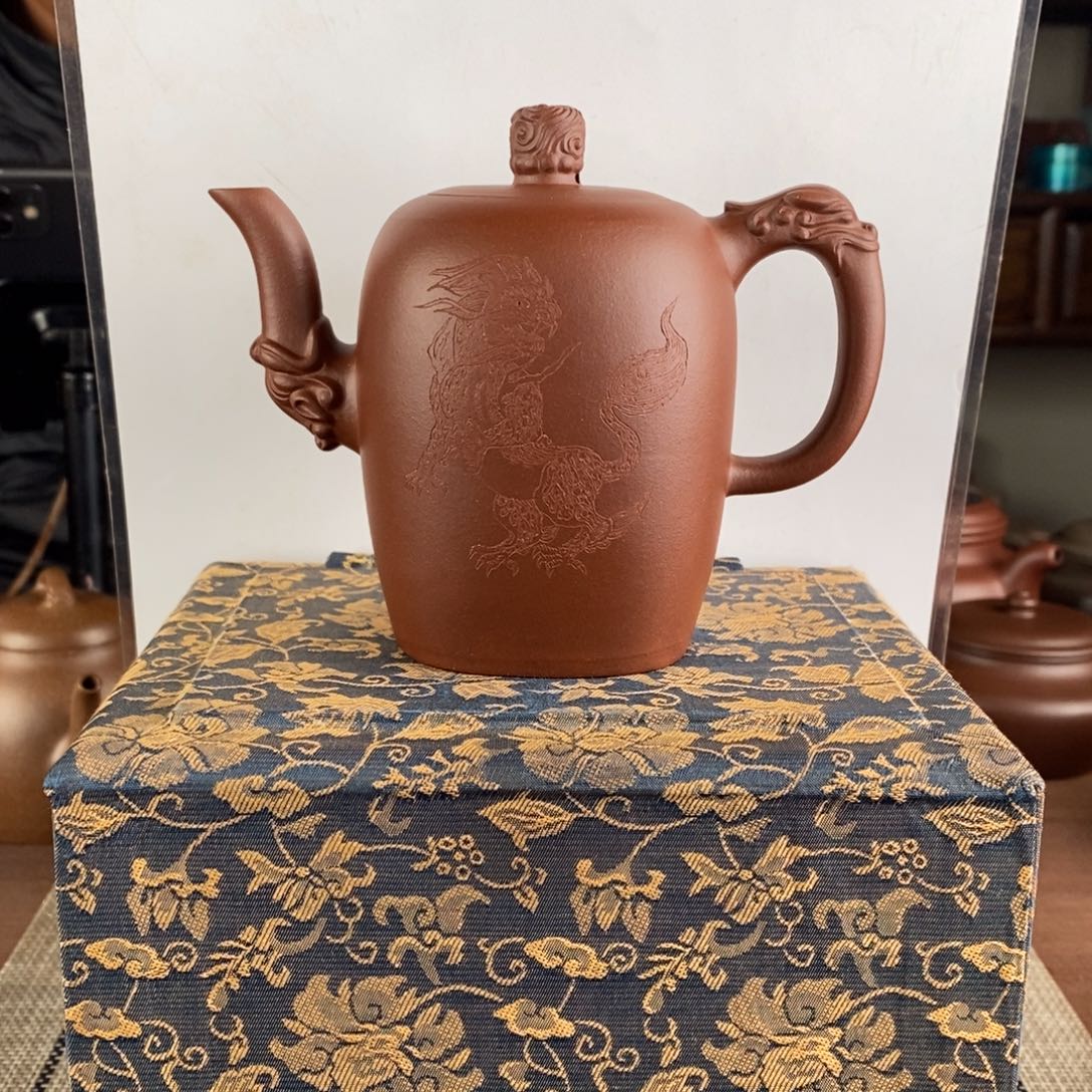 静***争茶壶紫砂宜兴紫砂工艺美术精品
