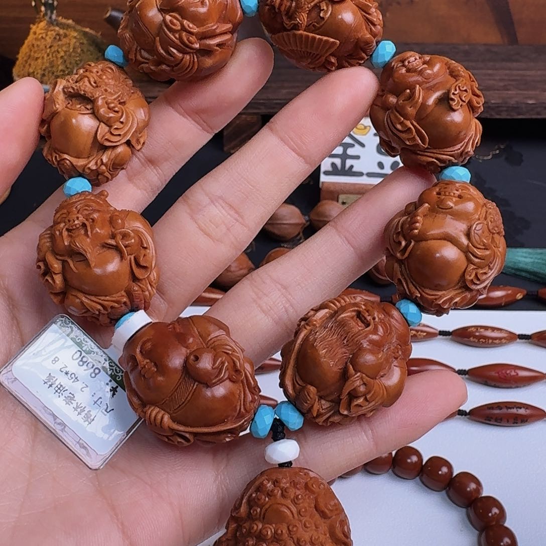 橄榄核手串/手链小**儿群仙