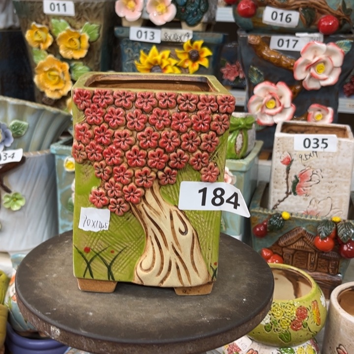 紫砂花盆粗陶材质多肉花盆