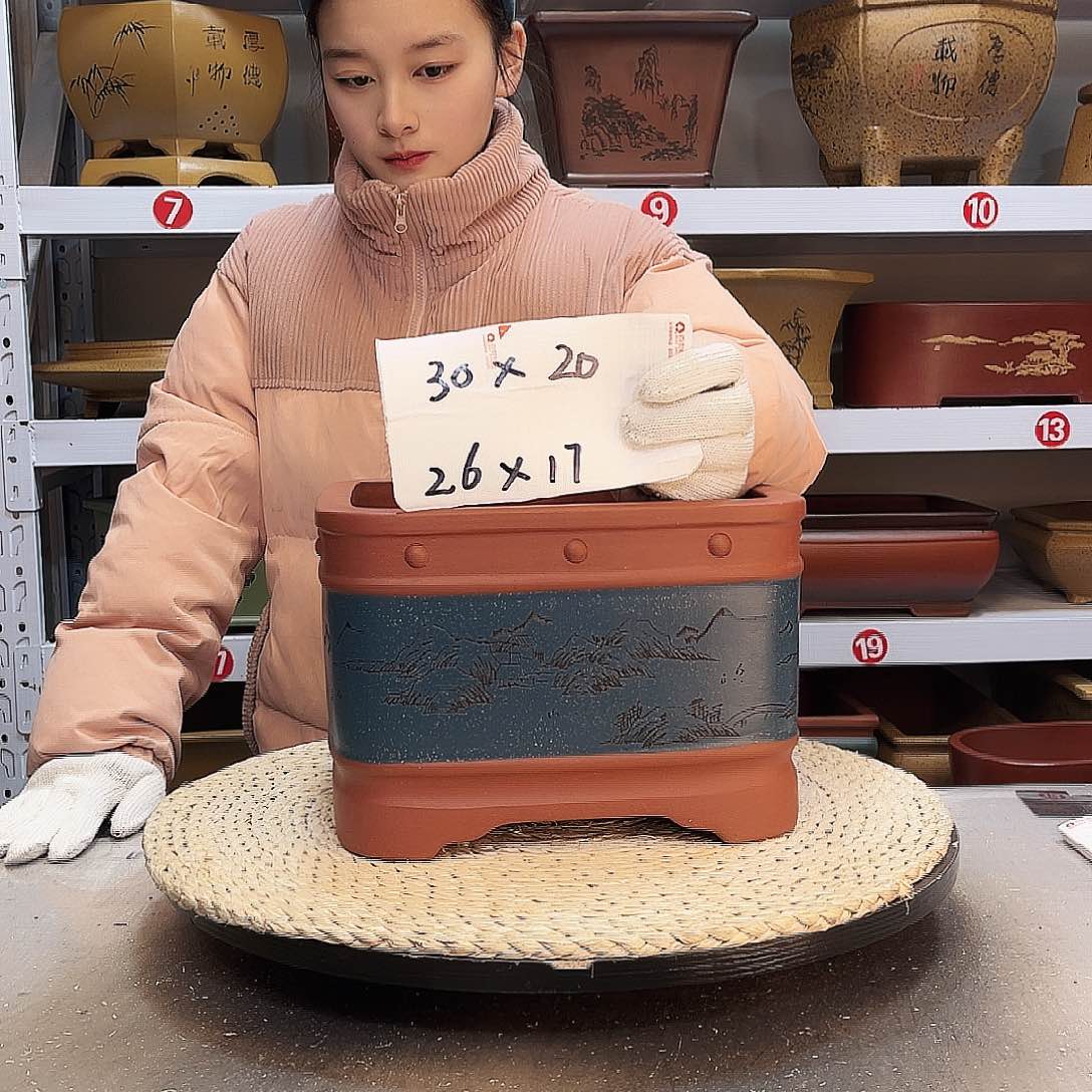 紫砂花盆紫砂花盆