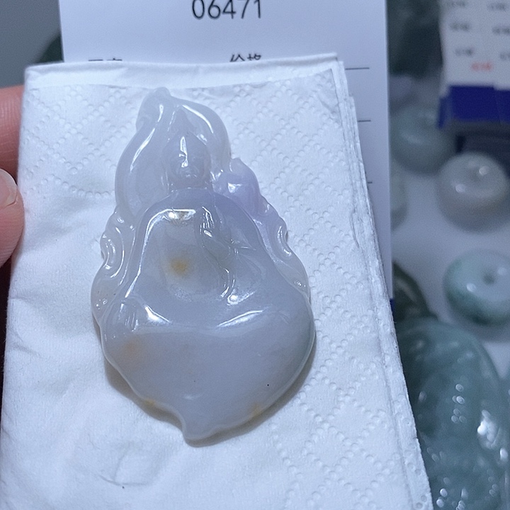 翡翠未镶嵌颈饰天光墟翡翠市场现金代购