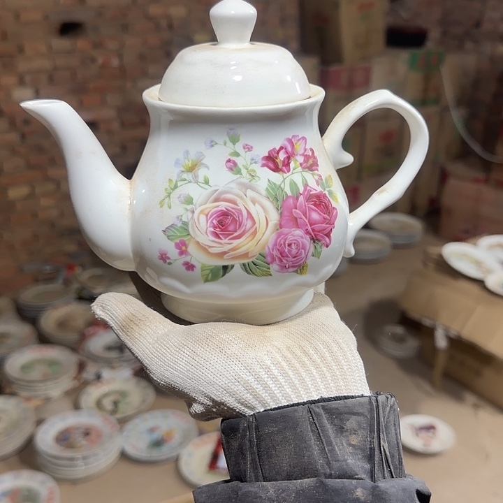 库存微瑕多空茶壶