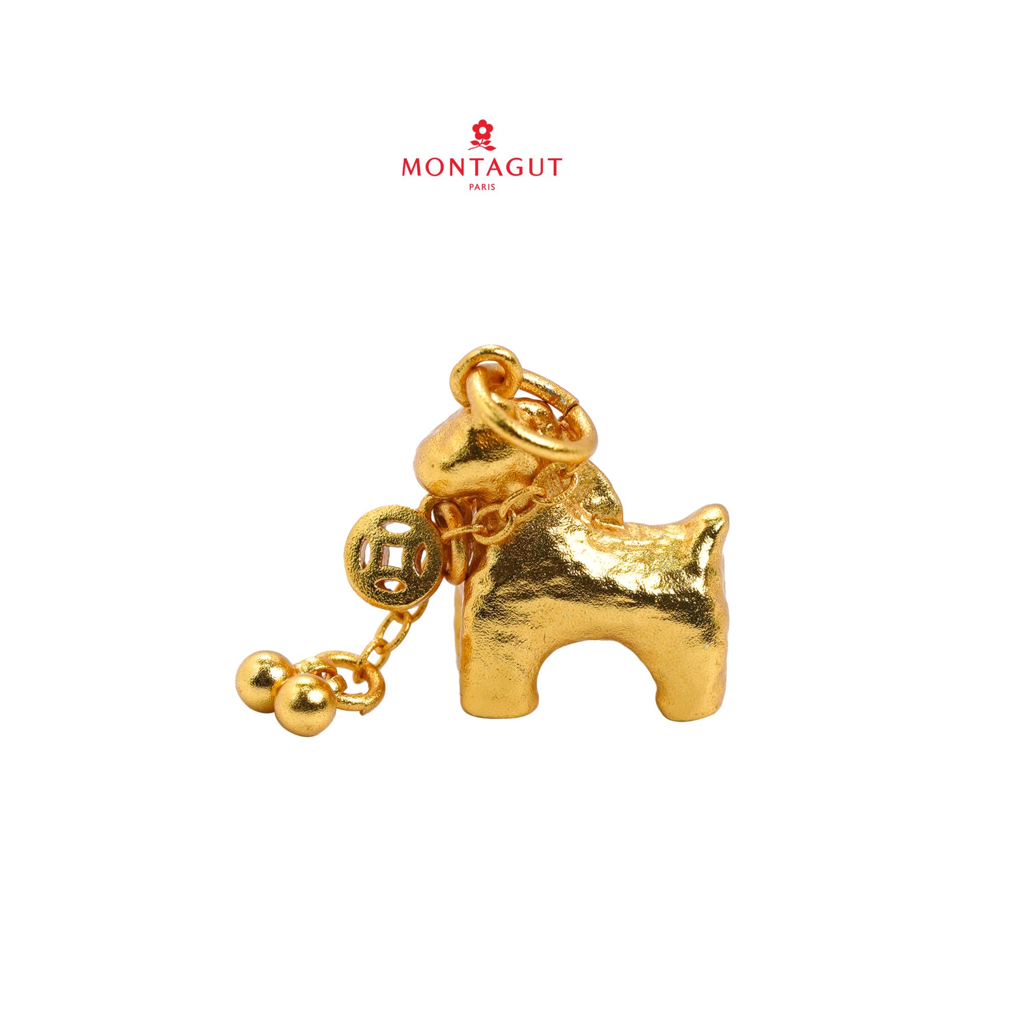 Montagut/梦特娇 铜合金吊坠 锤纹木马马上有钱吊坠相小马驹DD