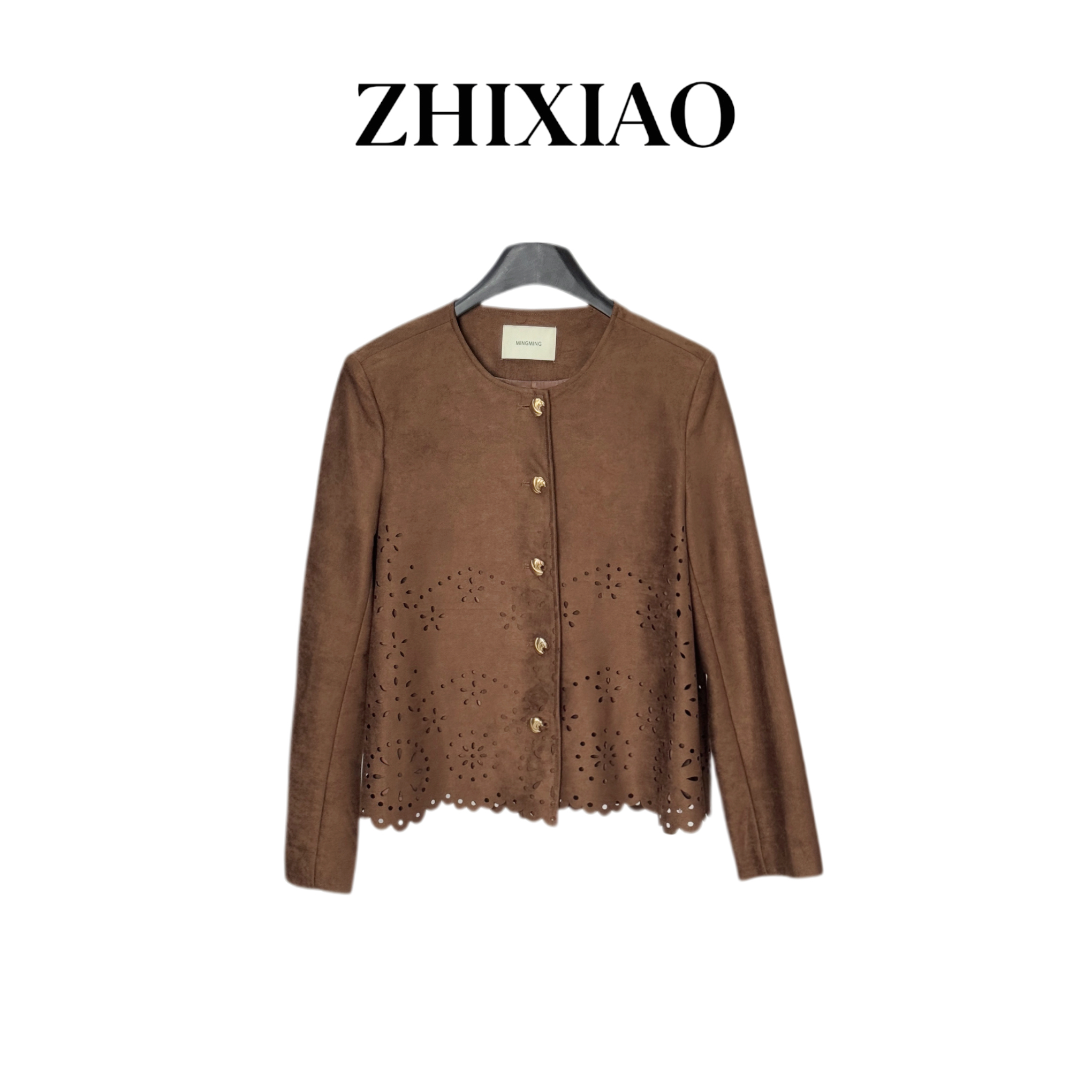 【ZHIXIAO】秋冬新款：镂空休闲外套51650