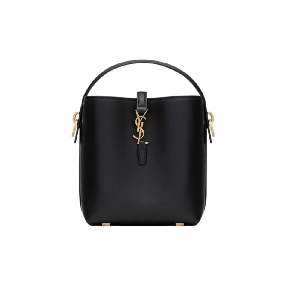 未使用 YSL/圣罗兰 新款le37 mini小水桶 rose同款