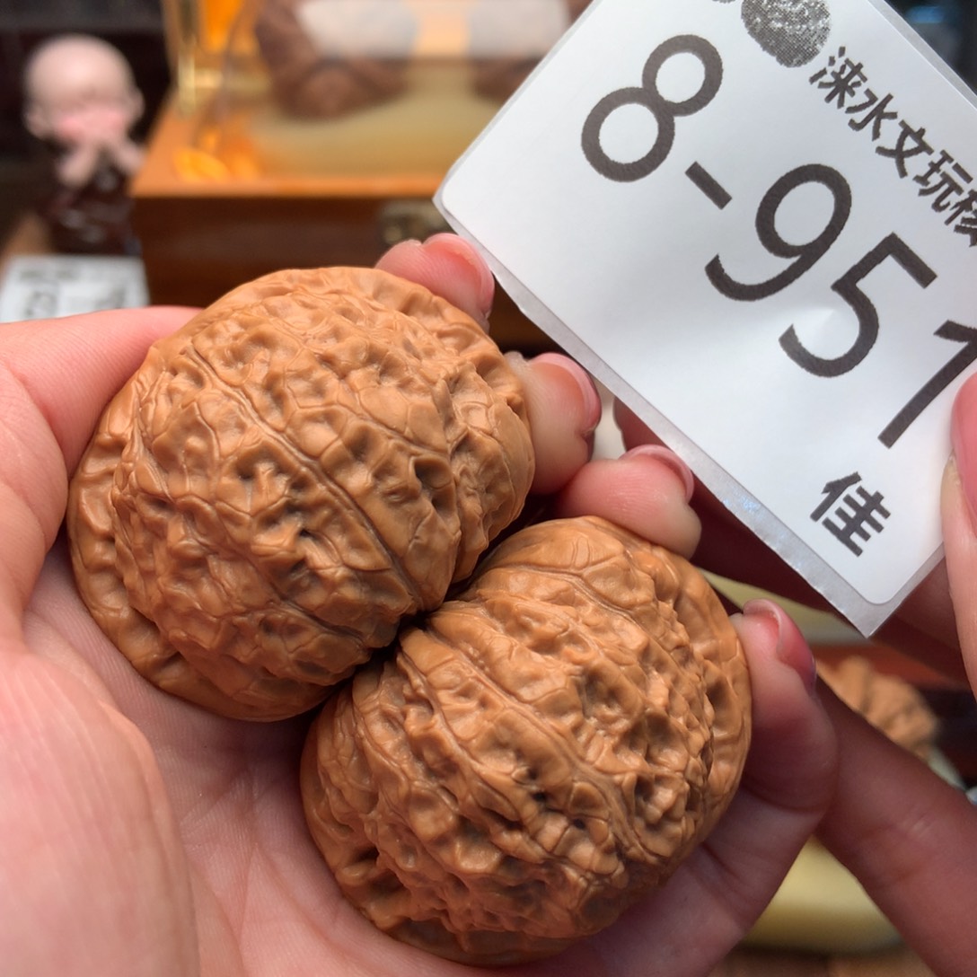 文玩核桃把件44南瓜墩