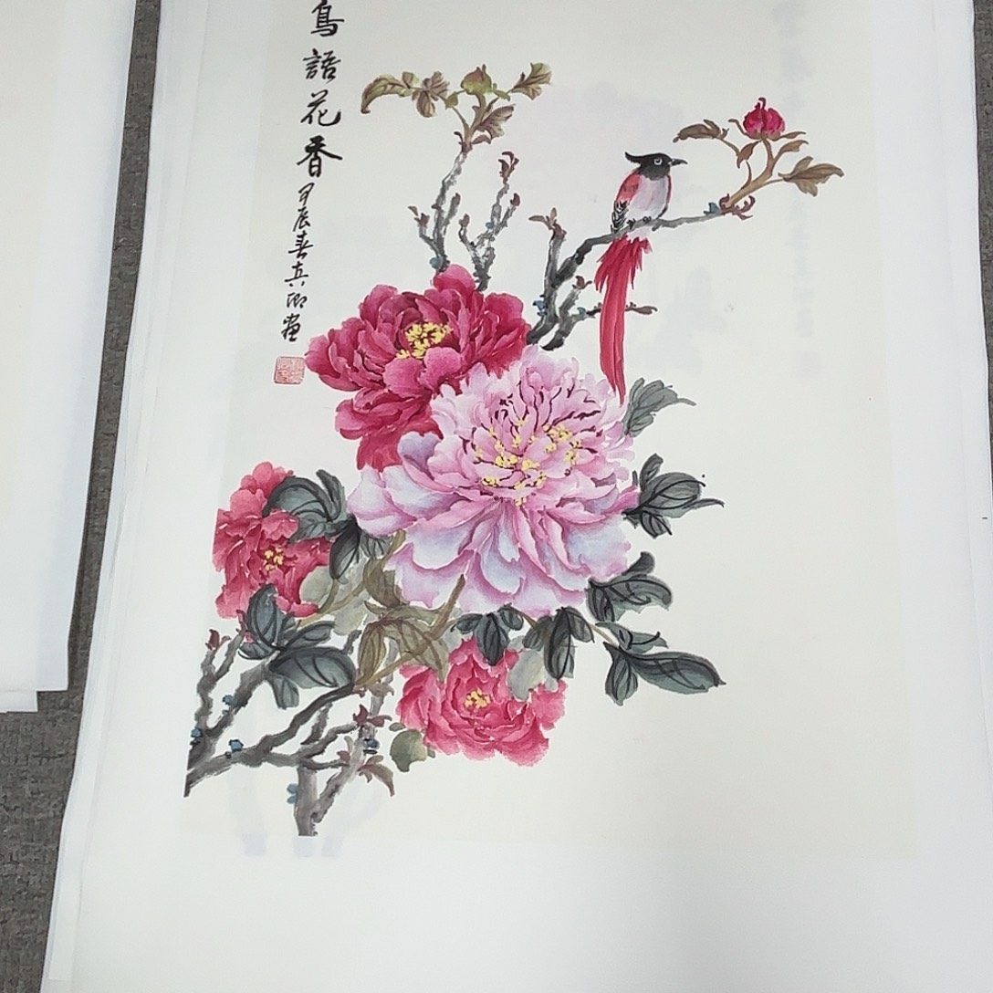 国画国画作品多次在国内外