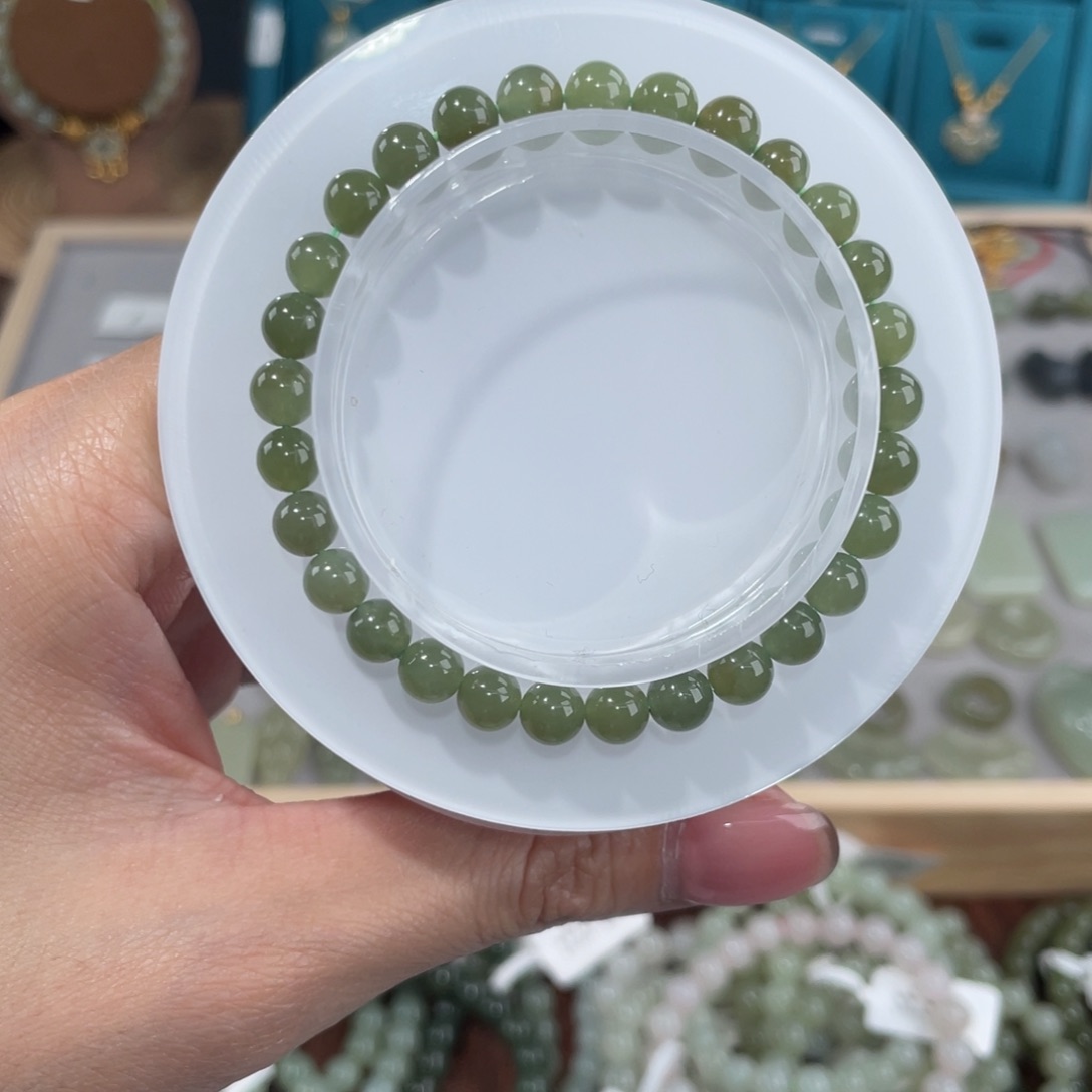 和田玉套链未镶嵌