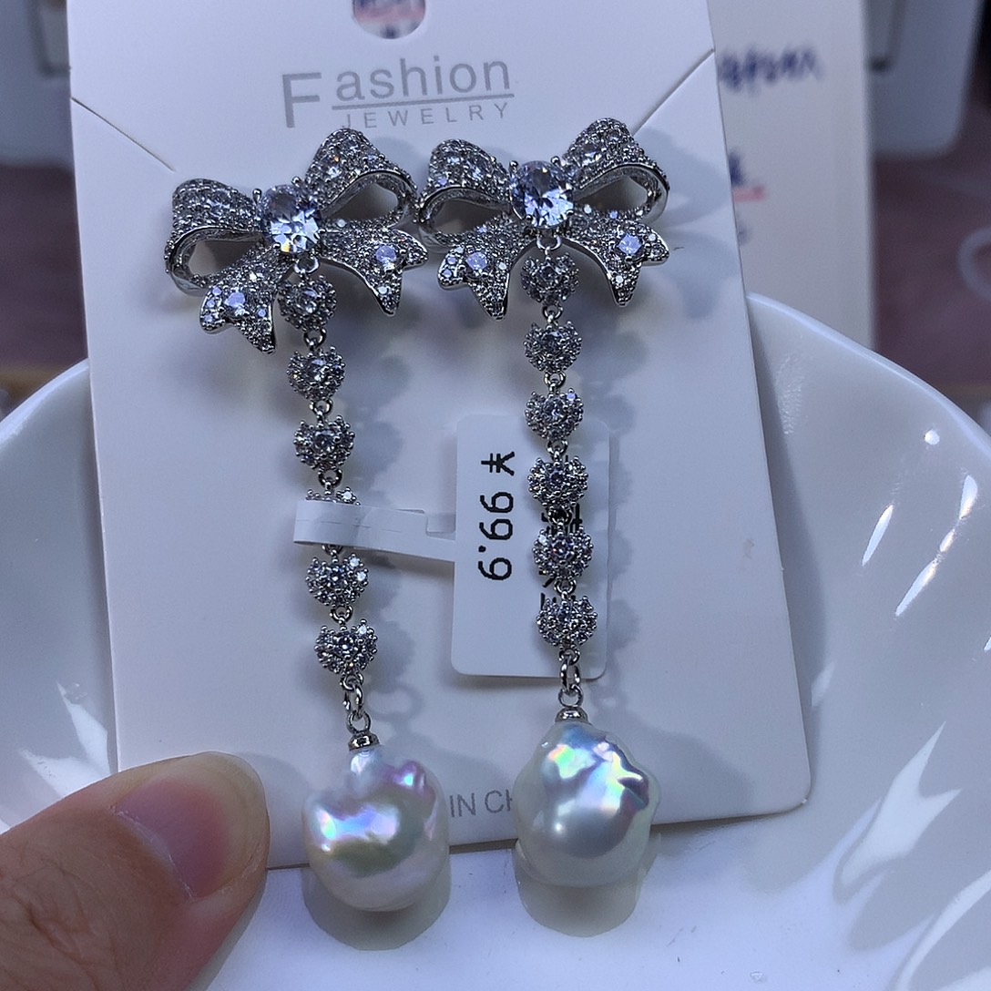 非金属合金特价耳饰4578