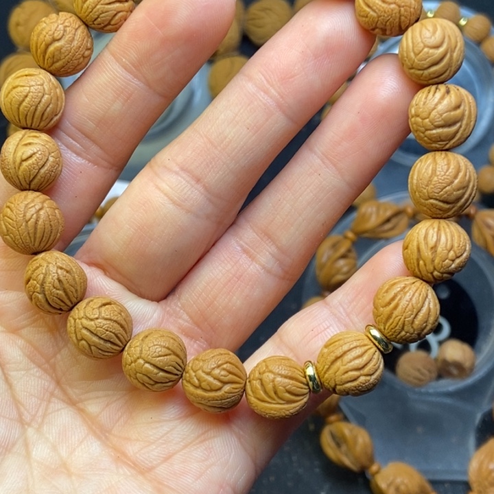 手串文玩核桃秦岭龙纹桃核11尺寸