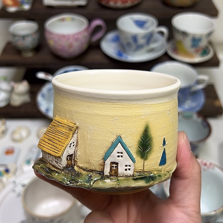 陶cococo。手握杯 7*8.5cm