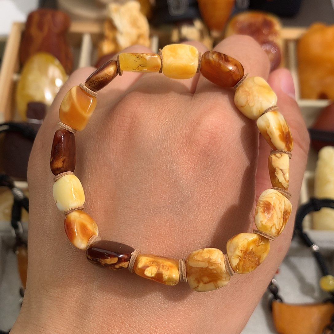 蜜蜡裸石未镶嵌你