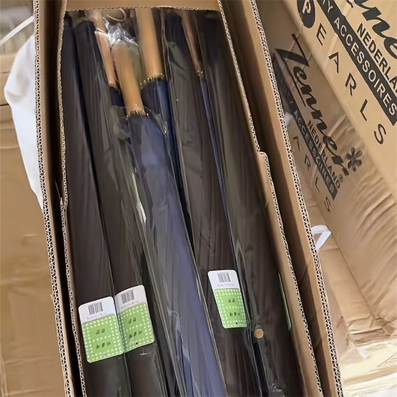 纯色长柄雨伞NO.退NO.换