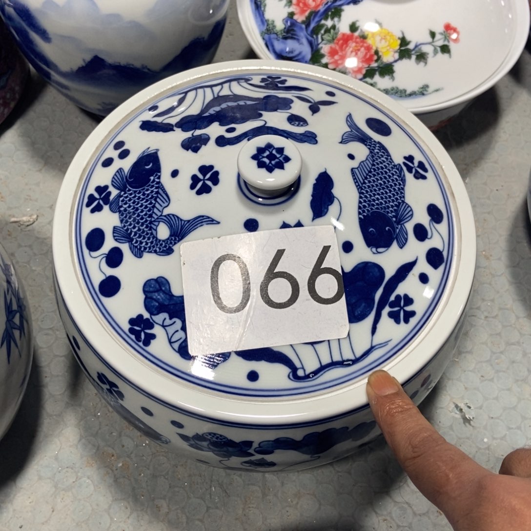 瓷片景德镇陶瓷罐066