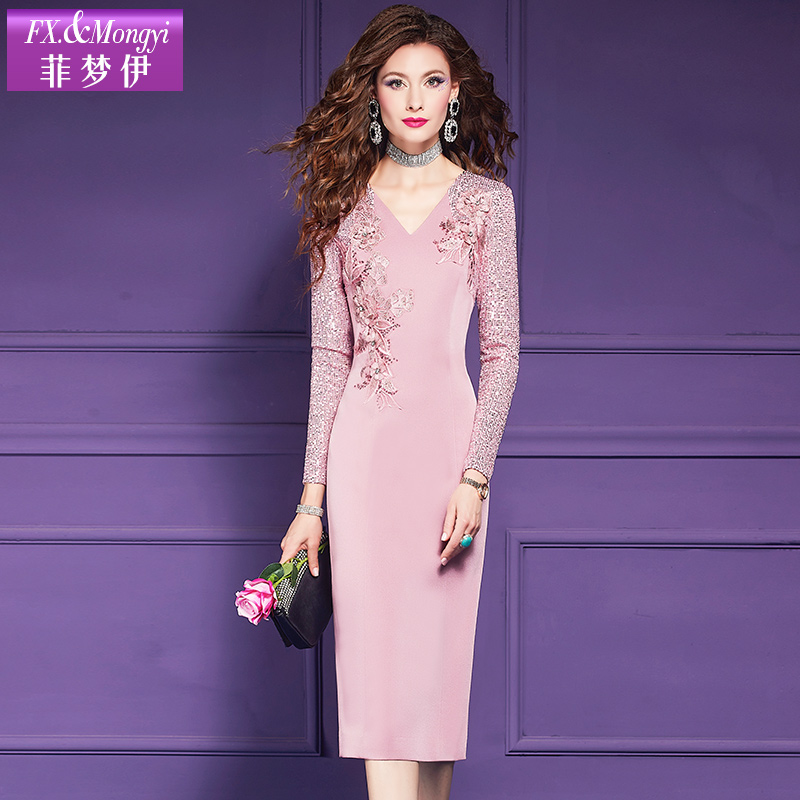 菲梦伊新款时尚连衣裙61769