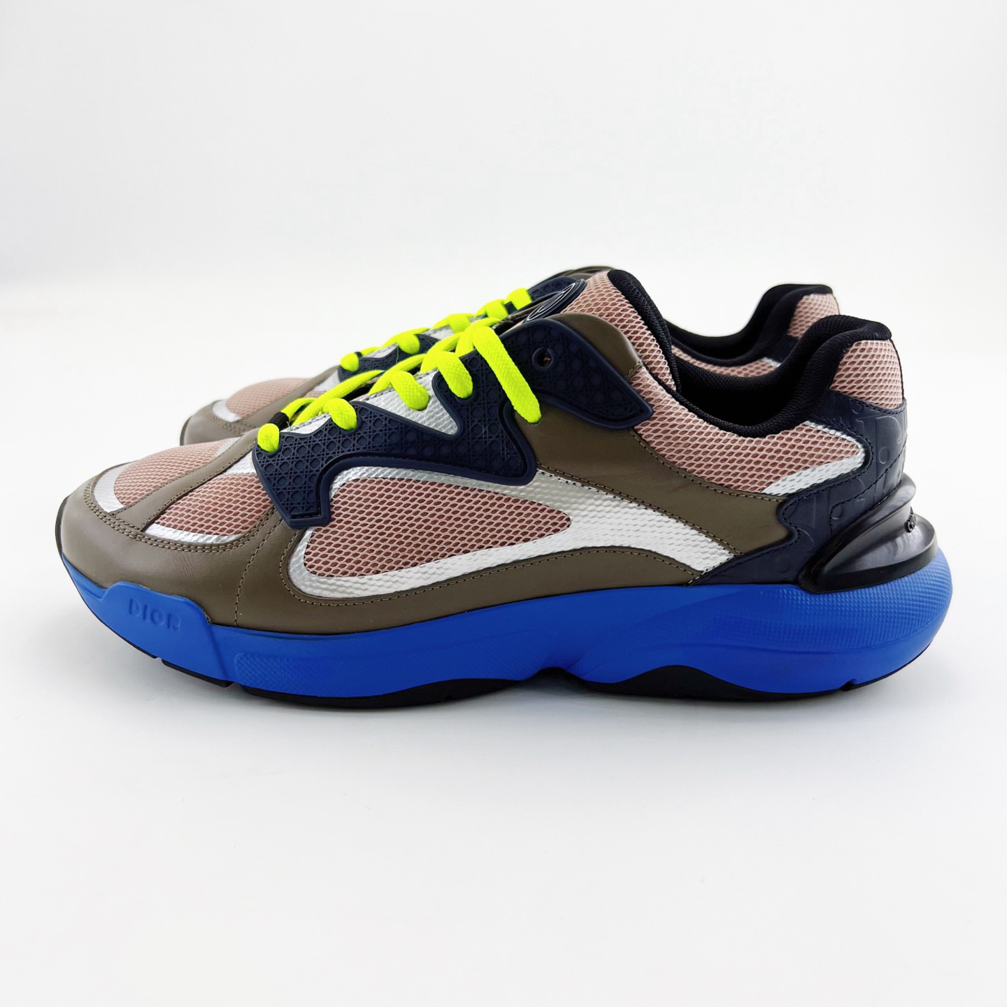 95新 DIOR/迪奥 41码/拼色B24X空山基系带运动鞋/15496347