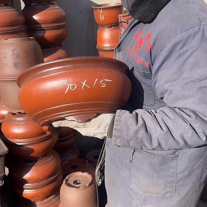 紫砂紫砂花盆也在