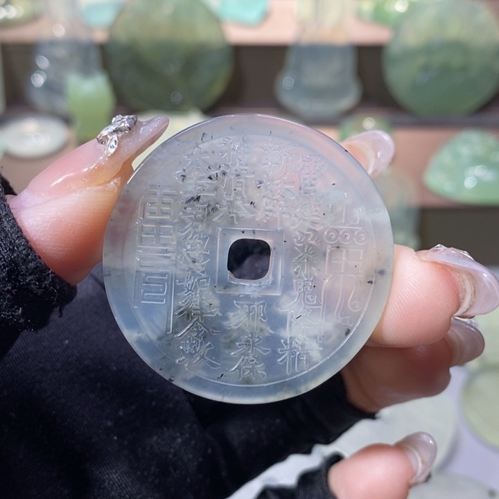 岫玉吊坠未镶嵌吊坠