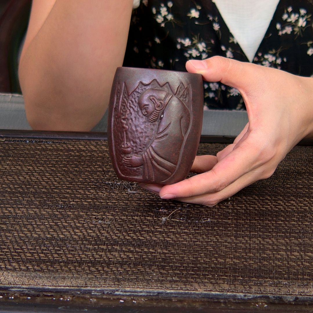 茶杯紫砂高货放漏