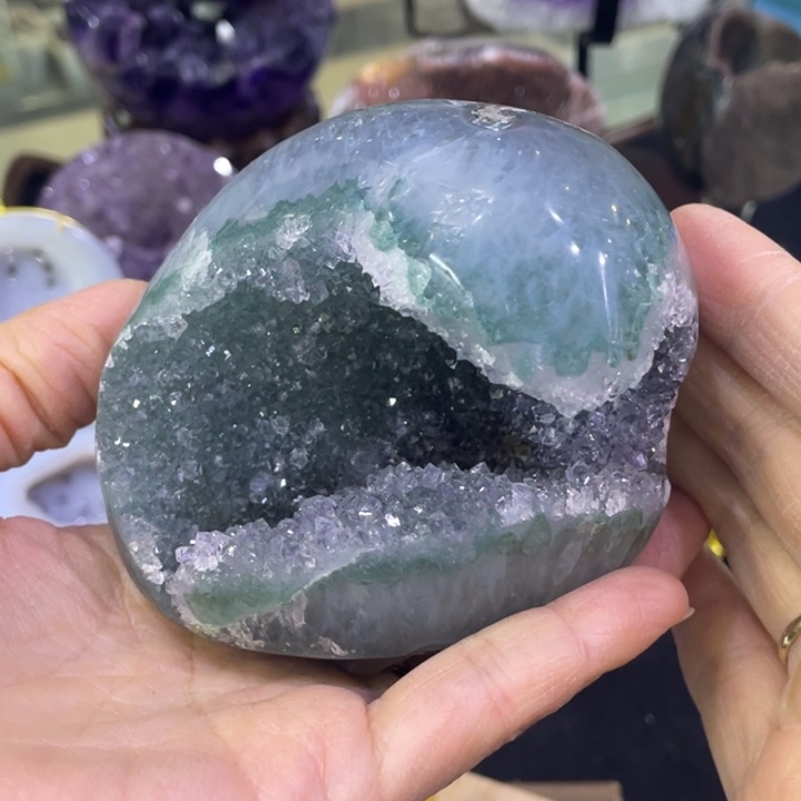 紫晶银S925镶嵌大型摆件（非配饰）