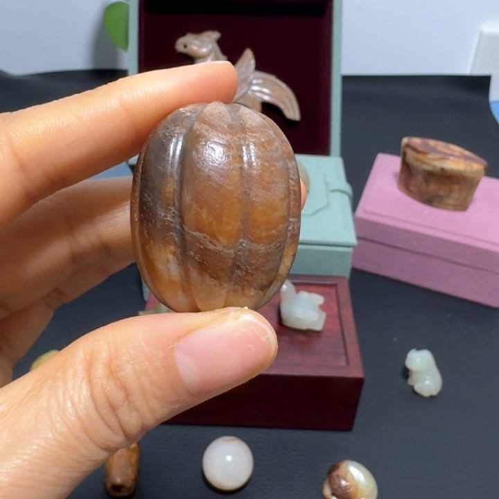 和田玉颈饰未镶嵌虚**谷