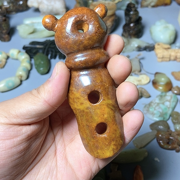 和田玉未镶嵌颈饰242