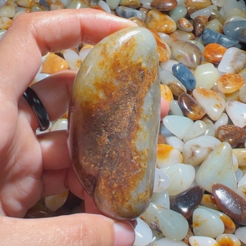 和田玉（糖玉）手链未镶嵌7