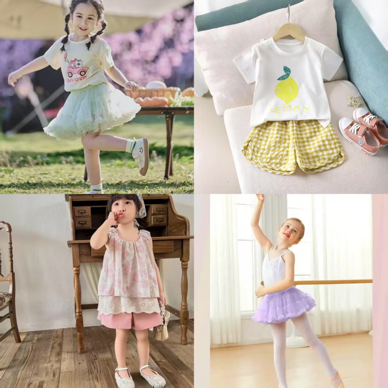 6637花苞裤夏装新款小女孩百搭儿童洋气时尚