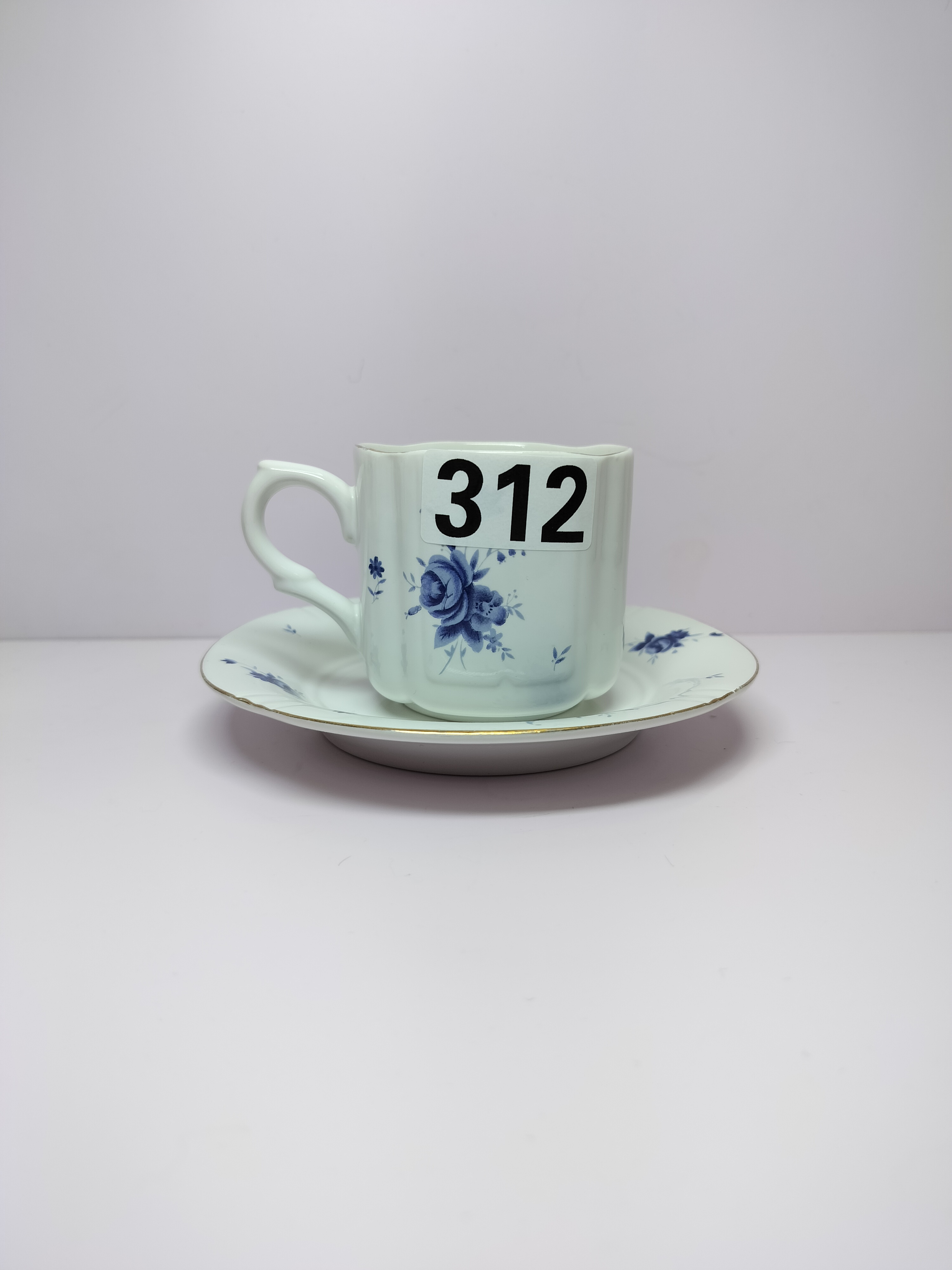 小兰花咖啡杯套组，不知道啥款，全品，小氧化，默认微瑕谨慎参拍。