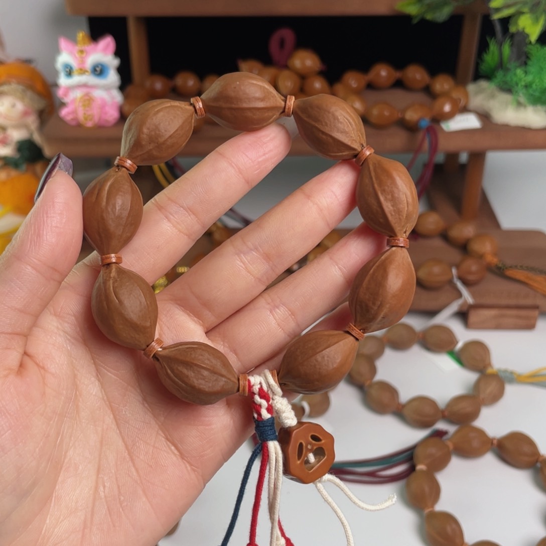 手串橄榄核原生态17/26梅林铁核素串