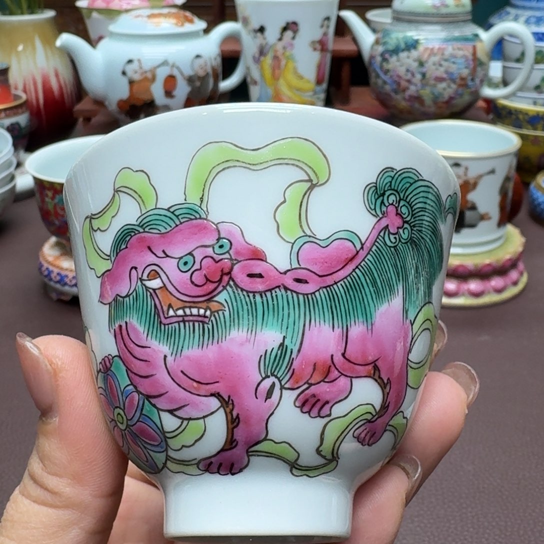 瓷片景德镇仿古手工制作精品展示