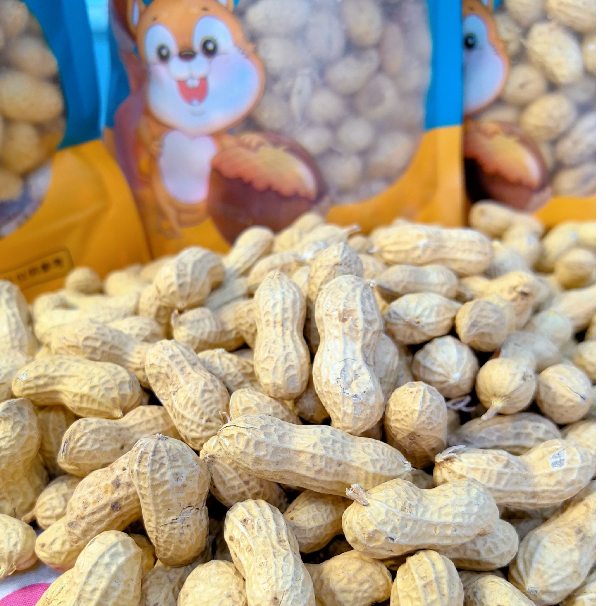 花生烘炒原味花生充饥零食