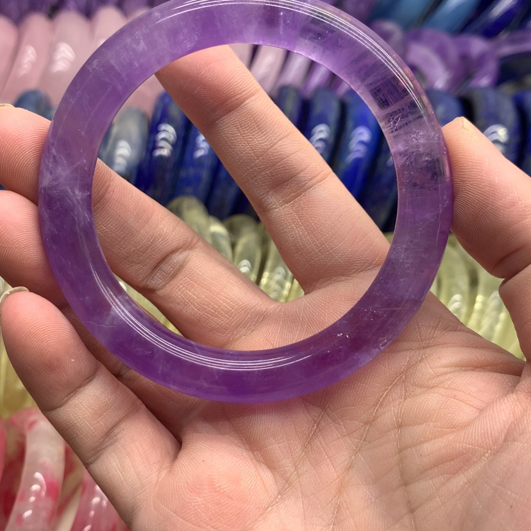 手镯未镶嵌紫晶温*手镯