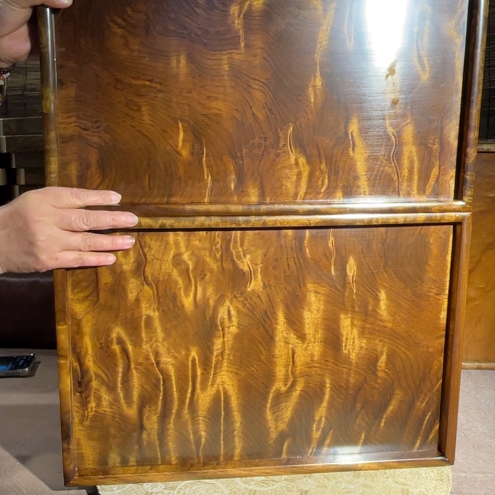 金丝楠木***花金丝楠木文盘