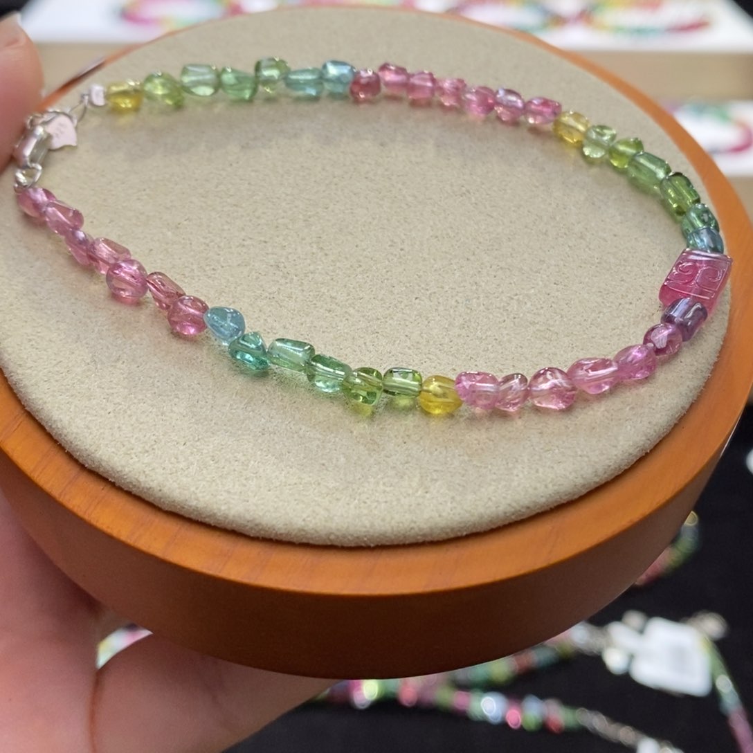 【闪购商品】碧玺手串未镶嵌两天看货期