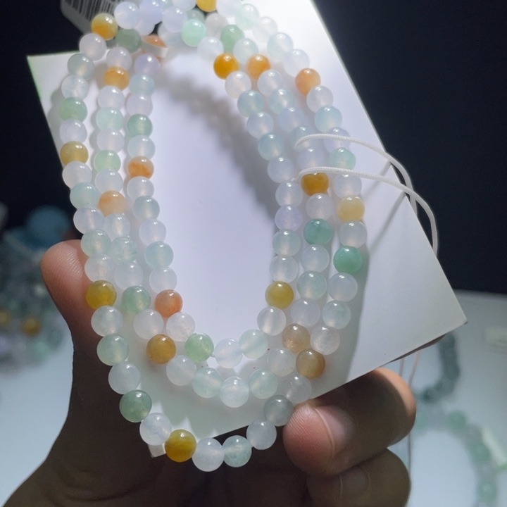 未镶嵌手串翡翠翡翠