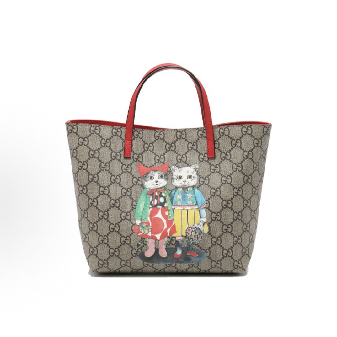 99新 GUCCI/古驰 Gucci猫咪儿童包